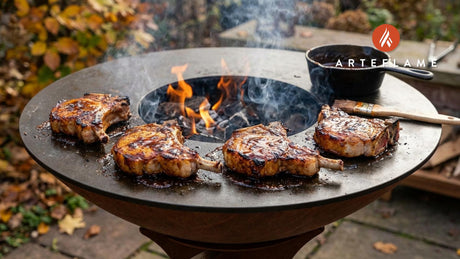 Smoky Sweet Grilled Virginia Apple Butter Pork Chops