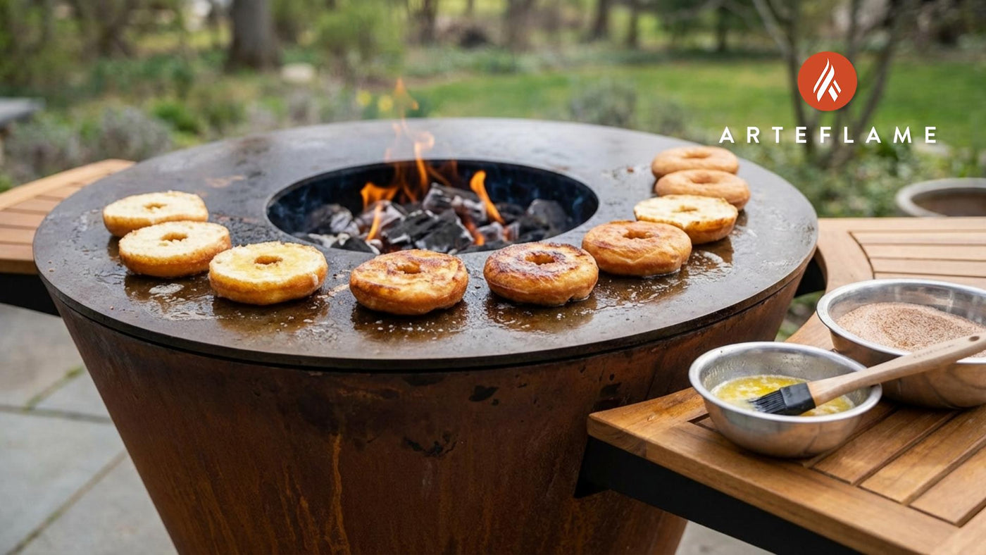 New Hampshire Style Grilled Cinnamon Sugar Donuts