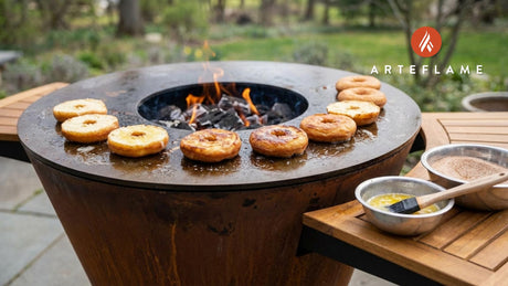 New Hampshire Style Grilled Cinnamon Sugar Donuts