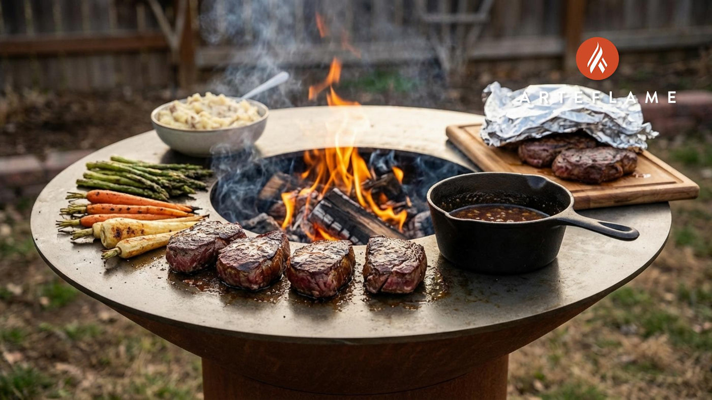 Grilled Elk Steaks with Smoky Whiskey Glaze