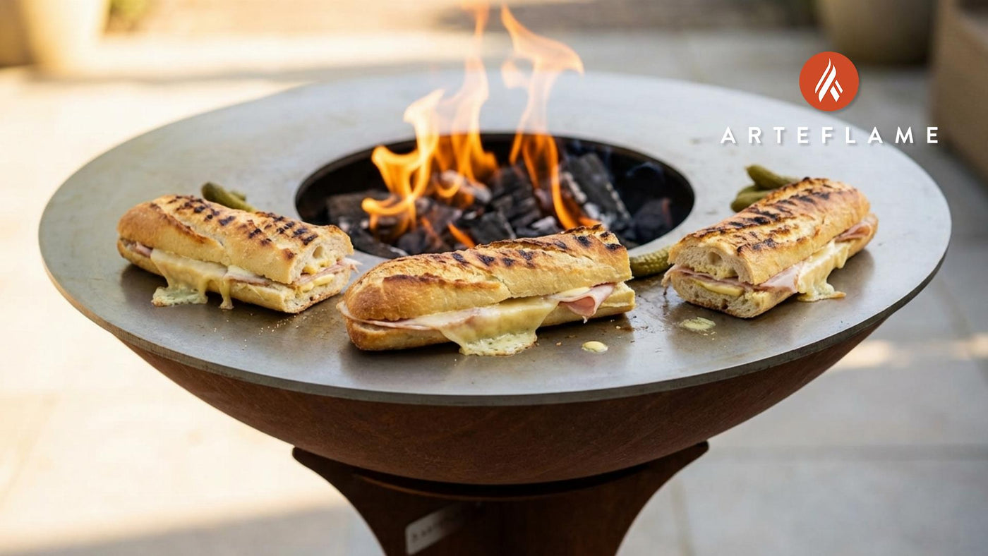 The Ultimate Grilled French Ham and Cheese Sandwich on the Arteflame