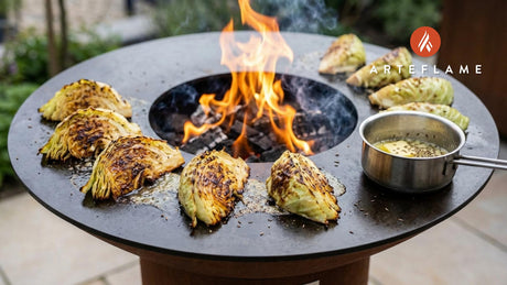 Authentic Polish Grilled Caraway Butter Cabbage