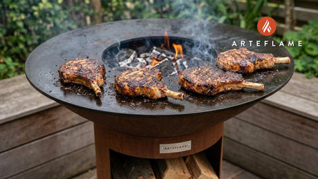 Hawaiian Kona Coffee–Rubbed Pork Chops on the Grill