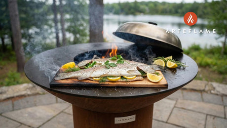 Cedar Plank Smoked Minnesota Trout Recipe for Arteflame Grill