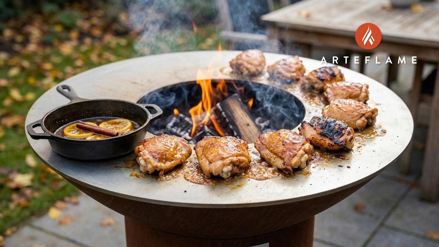 Smoky Scottish Grilled Hot Toddy Glazed Chicken Recipe