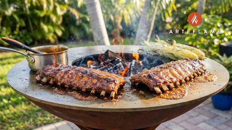 Zesty Florida BBQ Grilled Baby Back Ribs with Citrus Glaze