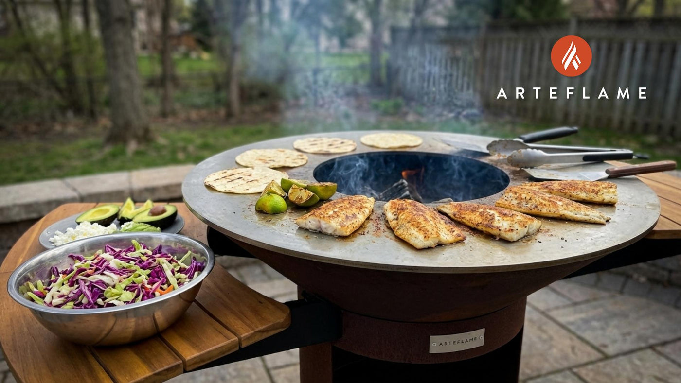 Smoky Michigan Grilled Whitefish Tacos: An Arteflame Original