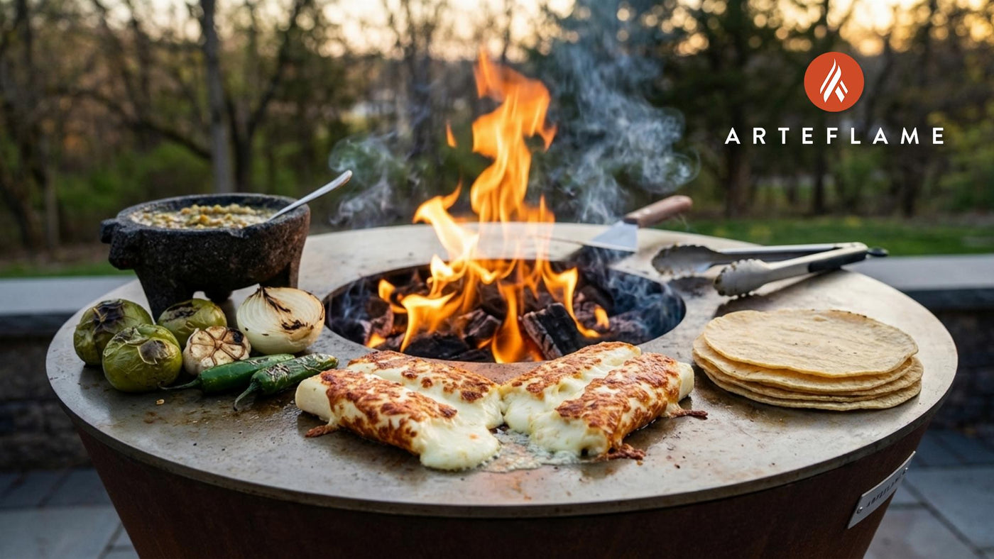 Authentic Grilled Oaxacan String Cheese Recipe (Quesillo) on the Arteflame