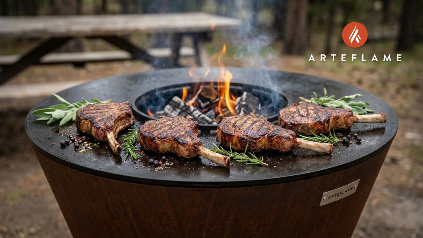 Grilled Wyoming Wild Boar Chops Recipe on the Arteflame