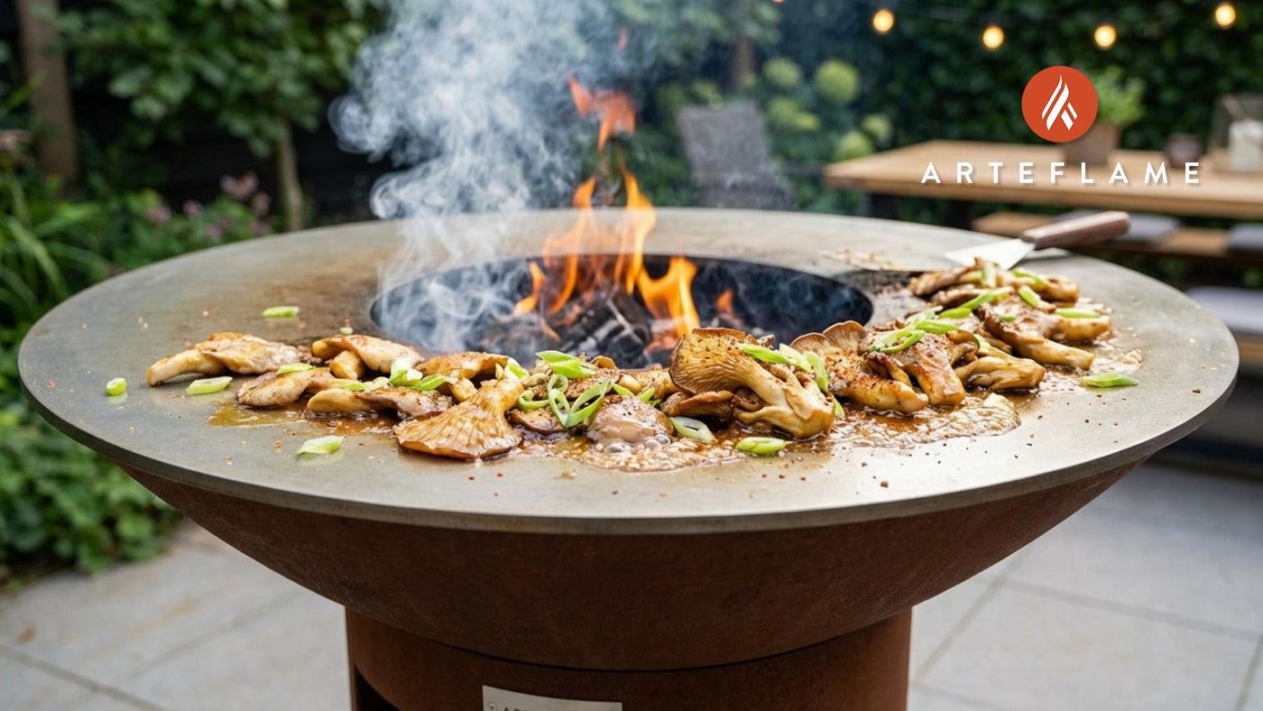Japanese-Style Grilled Oyster Mushrooms with Soy-Butter Glaze