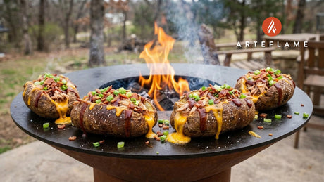 Authentic Missouri Ozark BBQ Baked Potatoes Recipe for the Arteflame Grill
