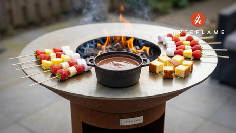 Easy Chocolate Fondue on the Arteflame Grill