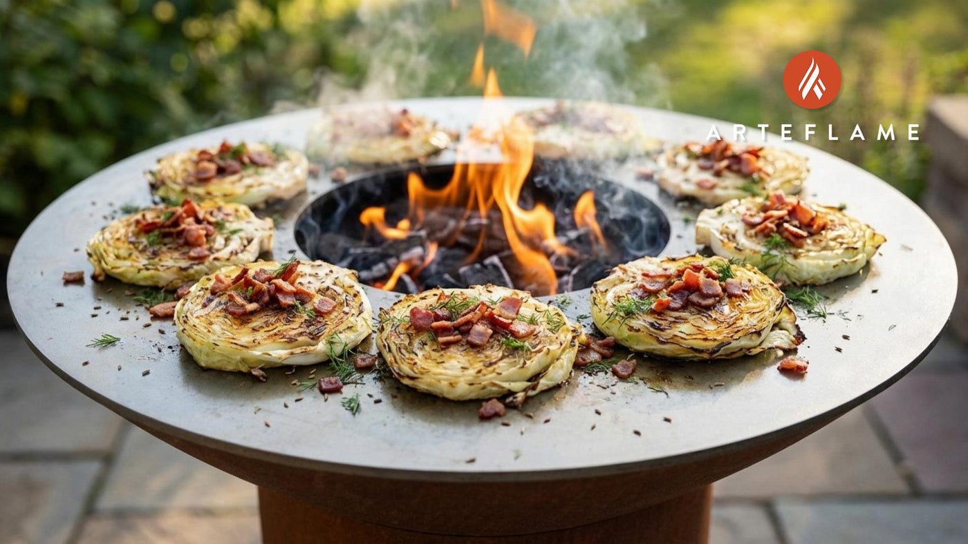Smoky Polish Grilled Cabbage Steaks Recipe | Arteflame Grill