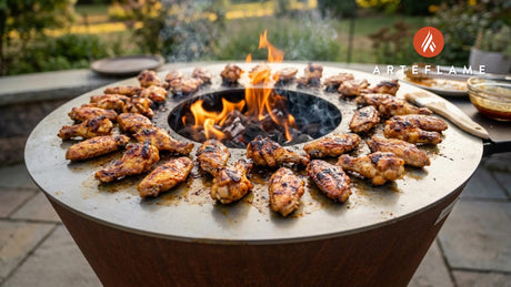 Spicy Orange Grilled Chicken Wings on the Arteflame Grill