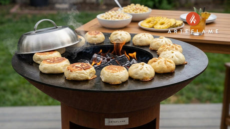 Grilled Hawaiian Manapua: Char Siu Pork Buns on the Arteflame