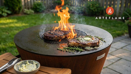 The Ultimate Grilled Ribeye Steak with Garlic Butter on the Arteflame