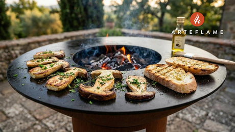 Grilled Porcini & Truffle Oil Bruschetta: A Rustic Italian Feast