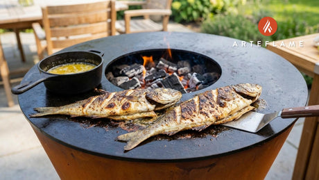 Maine-Style Grilled Whole Haddock with Garlic Butter