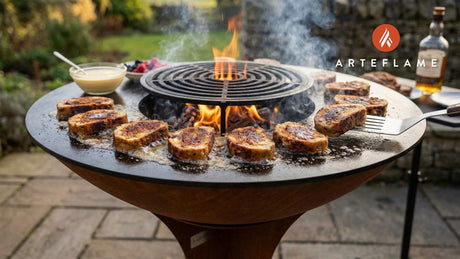 Crispy Grilled Cloutie Dumpling Slices: A Scottish Delight on the Arteflame