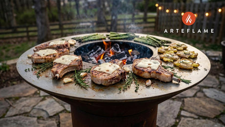 Herb-Marinated Swiss Pork Chops on the Arteflame Grill
