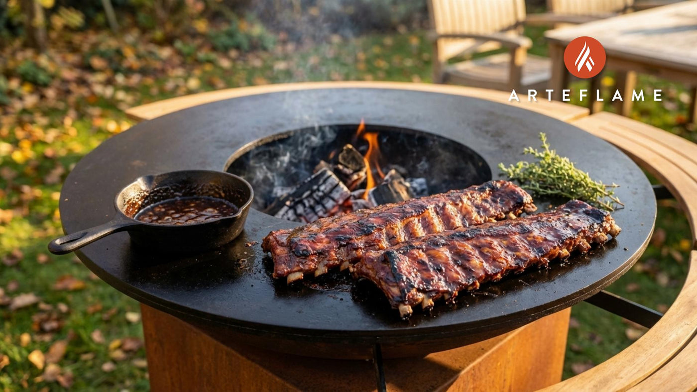 German Cider Glazed Pork Ribs: A Savory Arteflame Feast