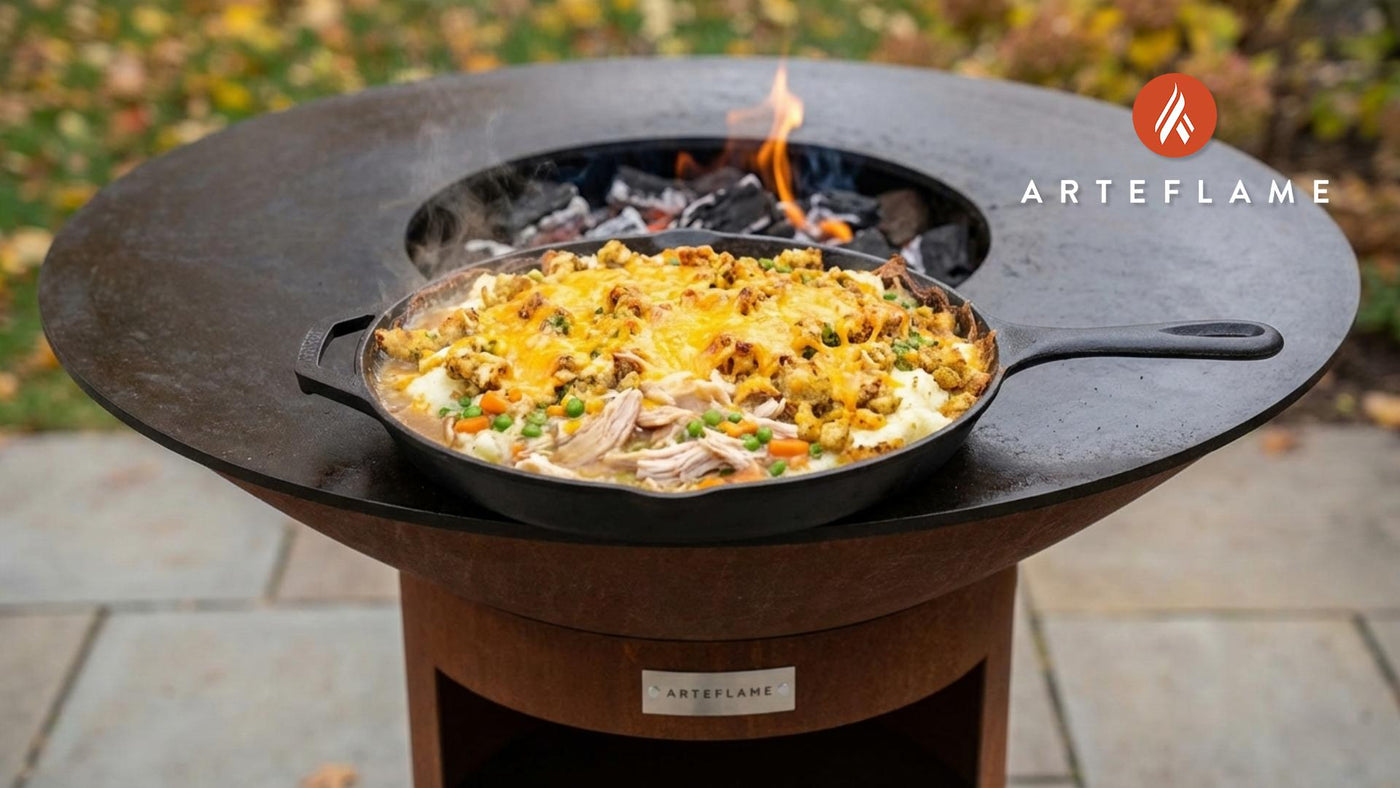 Thanksgiving Turkey Casserole on the Arteflame Grill