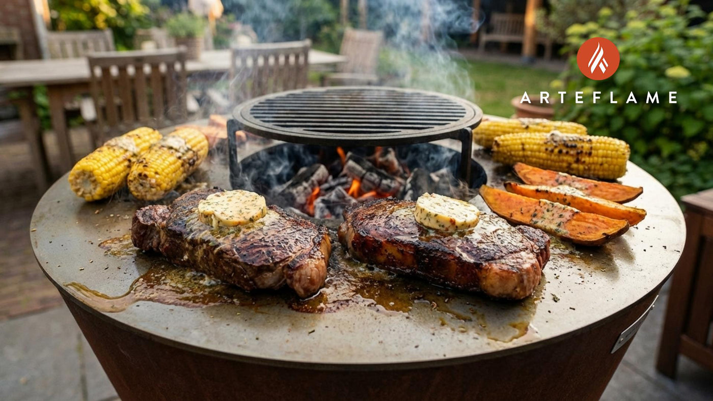 Sizzling Louisiana Creole New York Strip Steak on the Arteflame