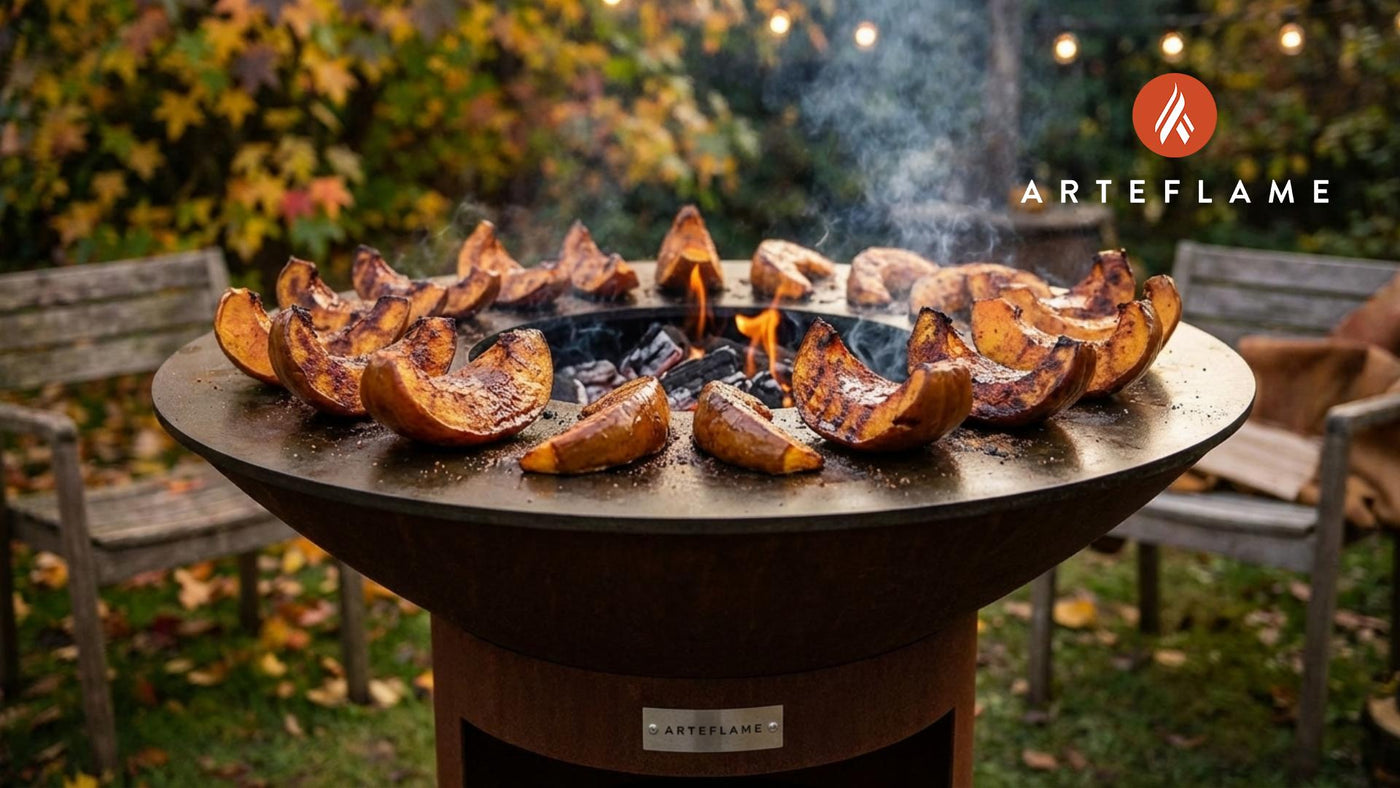 Belgian Spiced Grilled Pumpkin Wedges on the Arteflame