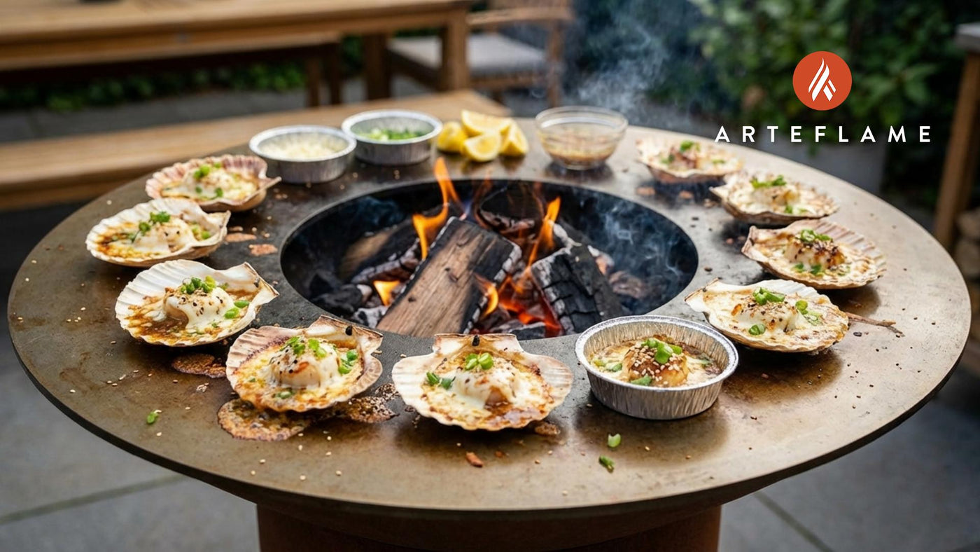 Sizzling Korean Grilled Garlic Scallops: An Arteflame Feast