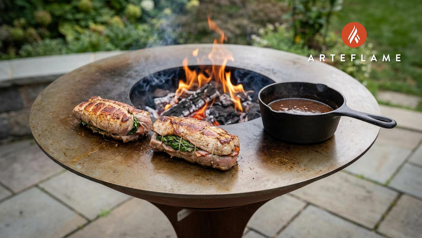 Virginia-Style Grilled Collard Stuffed Pork Tenderloin Recipe