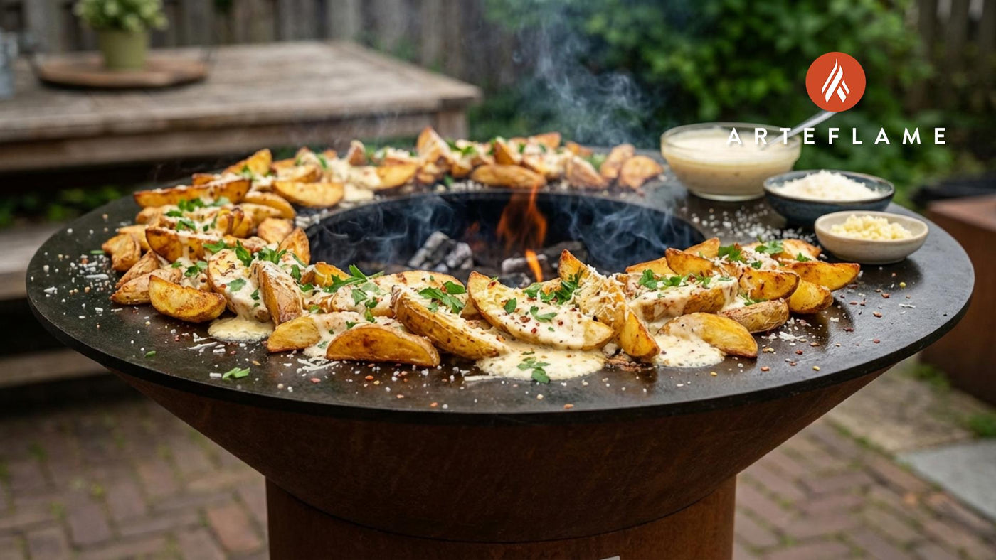 Crispy Ohio Garlic Parmesan Grilled Potatoes Recipe