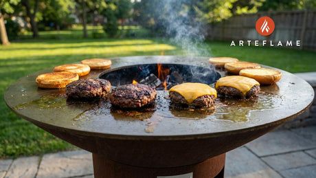 The Ultimate South Dakota Bison Burger: Grilled to Perfection on the Arteflame