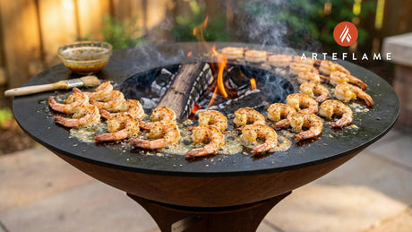 Authentic Texas Style Grilled BBQ Shrimp on the Arteflame