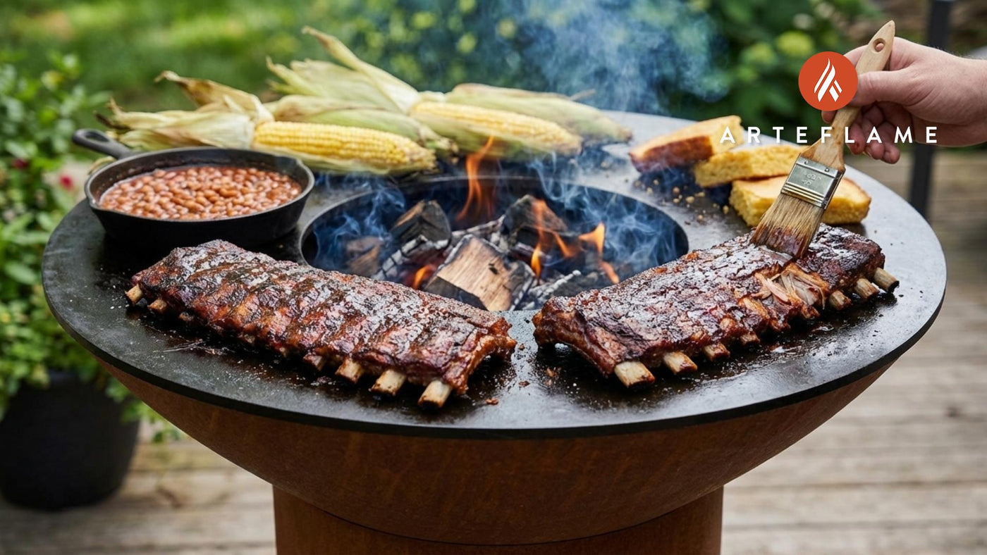 Arkansas Hickory Smoked Pork Ribs on the Arteflame Grill