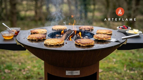Flame-Grilled Irish Porridge Cakes: A Rustic Outdoor Breakfast
