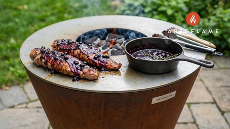 Grilled Washington Blueberry Glazed Pork Tenderloin Recipe