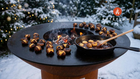 Grilled Viennese Cocoa Glazed Chestnuts Recipe