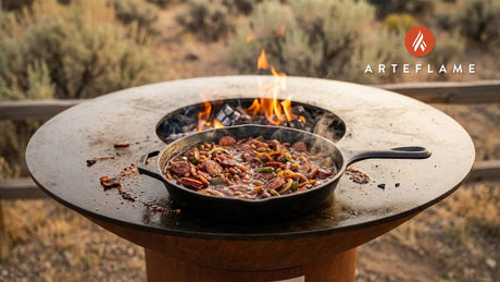 Authentic Nevada Cowboy Grilled Beans & Sausage Recipe for the Arteflame