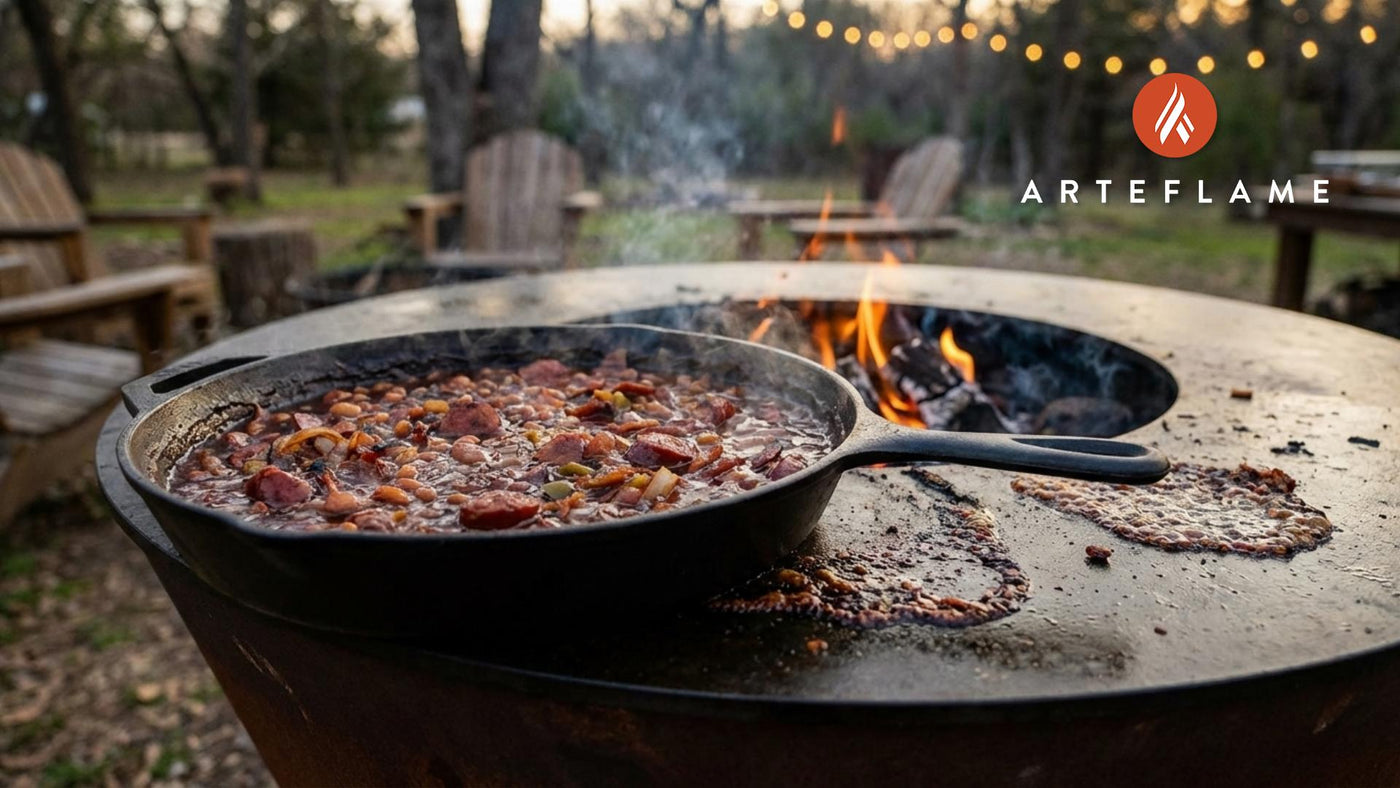 Smoked Kansas BBQ Baked Beans with Sausage: The Ultimate Arteflame Side