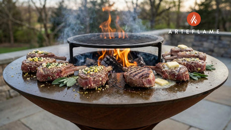 Grilled Sage & Garlic Idaho Lamb Chops: An Arteflame Feast