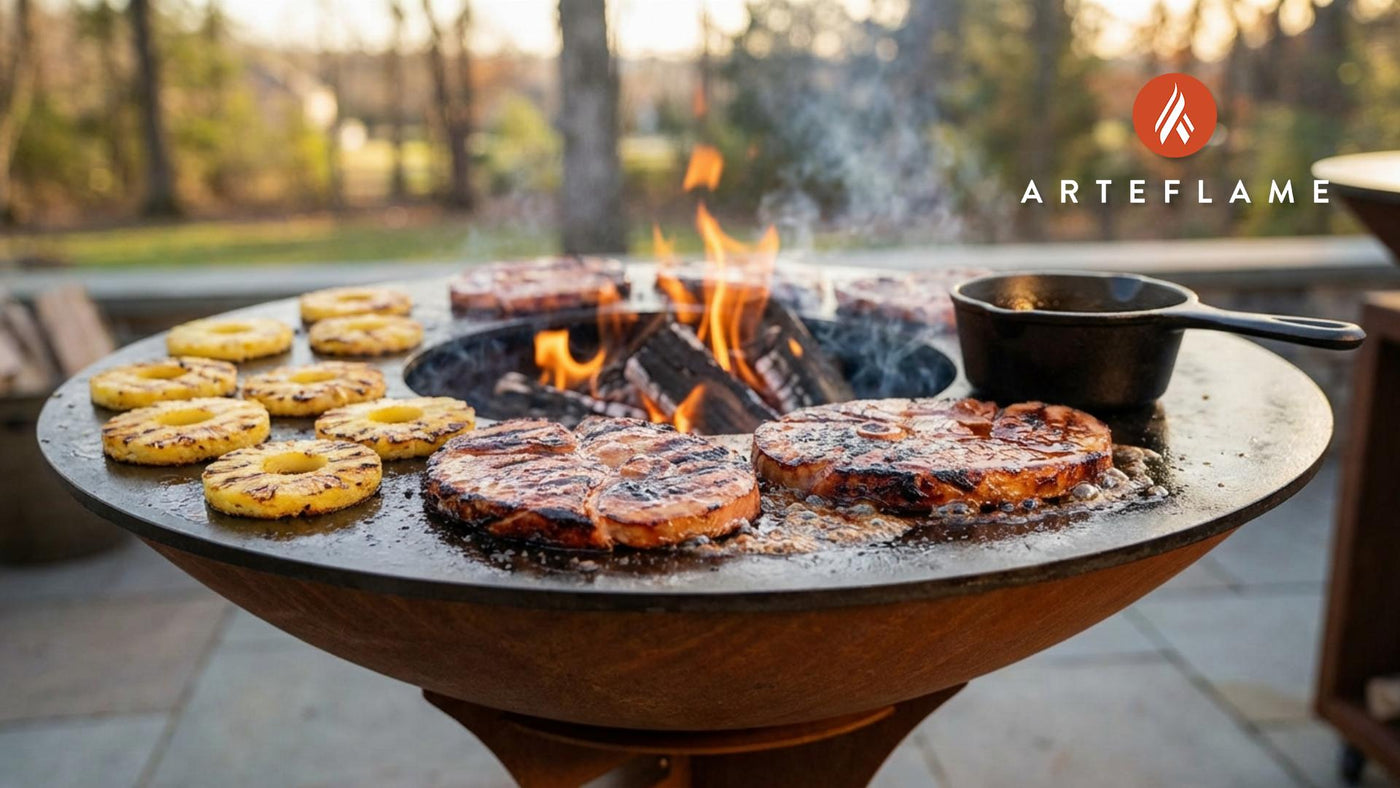 Sweet & Savory Grilled Virginia Ham Steaks on the Arteflame