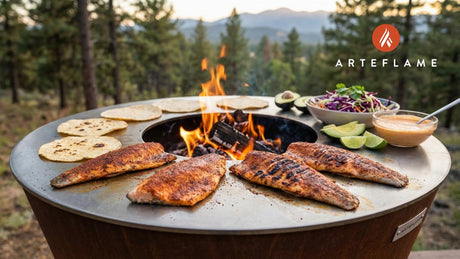 Colorado Grilled Trout Tacos with Smoky Chipotle Lime Sauce