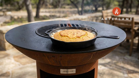 Skillet Cornbread on the Arteflame Grill
