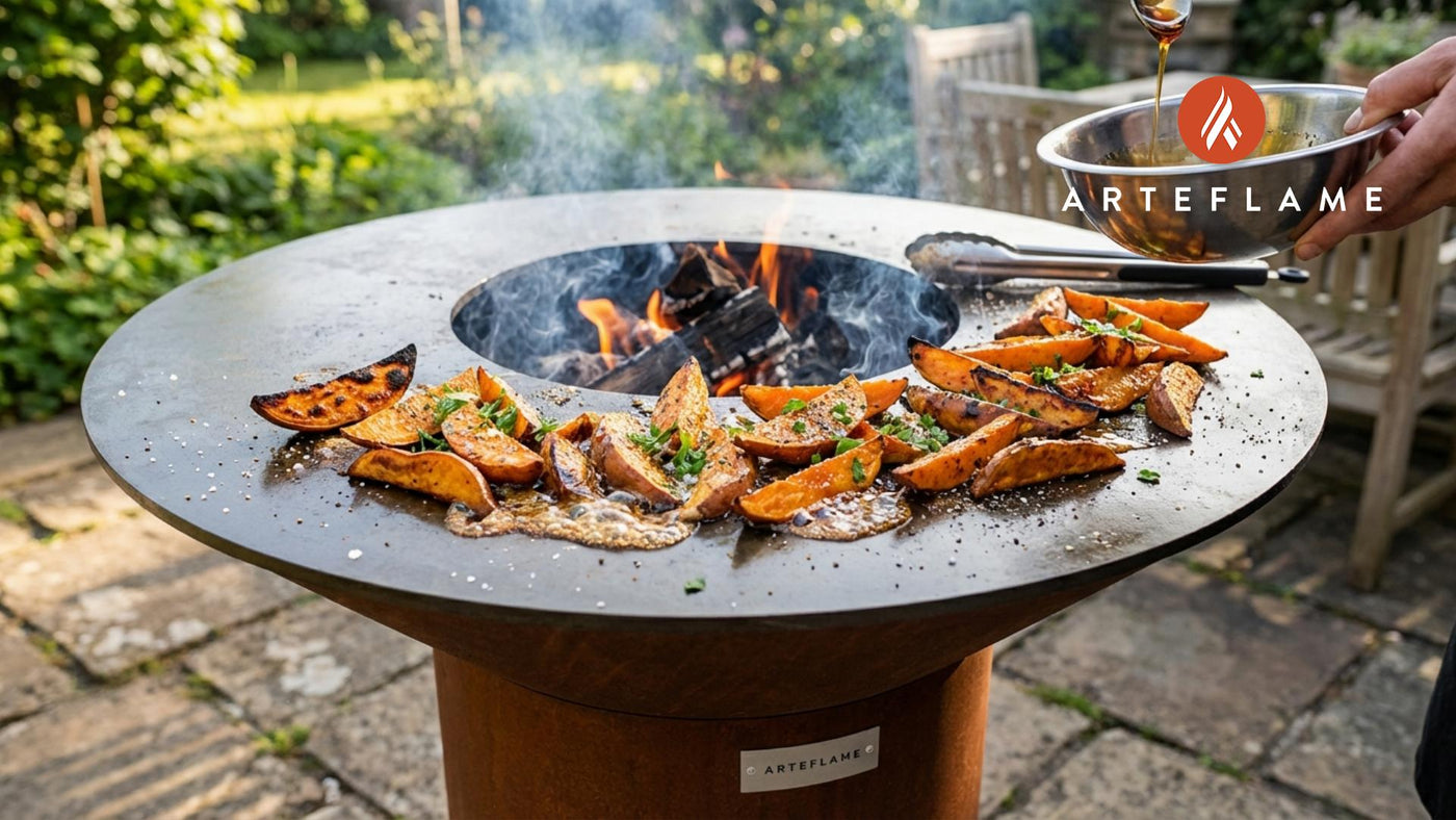 Crispy Vermont Maple Sweet Potato Fries Recipe for the Arteflame Grill