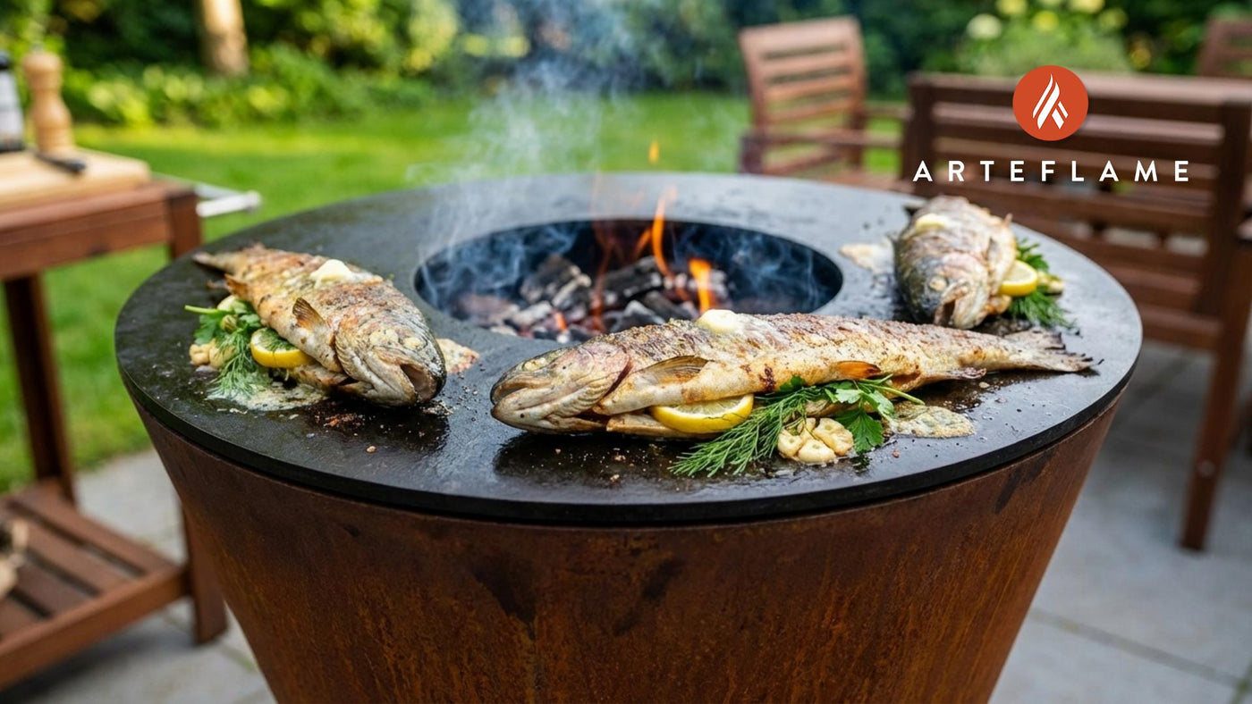 Perfectly Seared Grilled Idaho Trout Recipe on the Arteflame