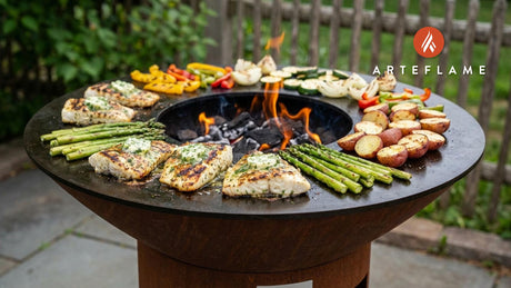 Grilled Washington Halibut with Lemon Herb Butter Recipe