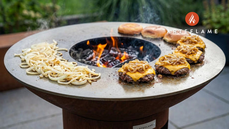 The Ultimate Georgia Vidalia Onion Burger on the Arteflame Grill