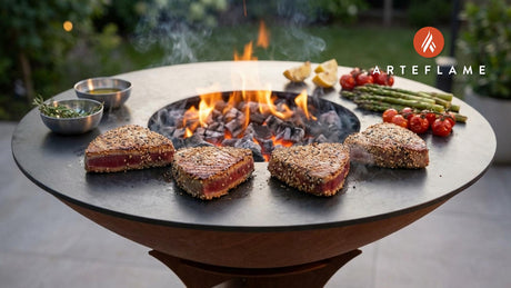 Perfectly Seared Maine Tuna Steaks on the Arteflame Grill