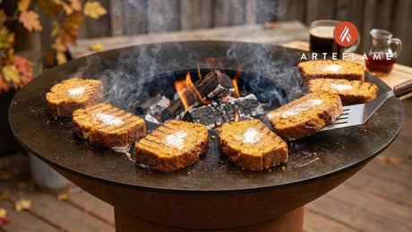 Grilled Pennsylvania Amish Pumpkin Bread Toast Recipe
