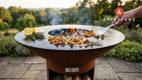 Smoky Grilled Alaska Chanterelle Mushrooms with Garlic Herb Butter